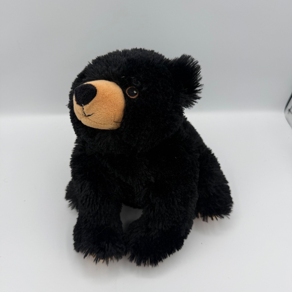 Warmies Plush Black Bear Kids Small Black Microwavable Weighted Lavender Scented